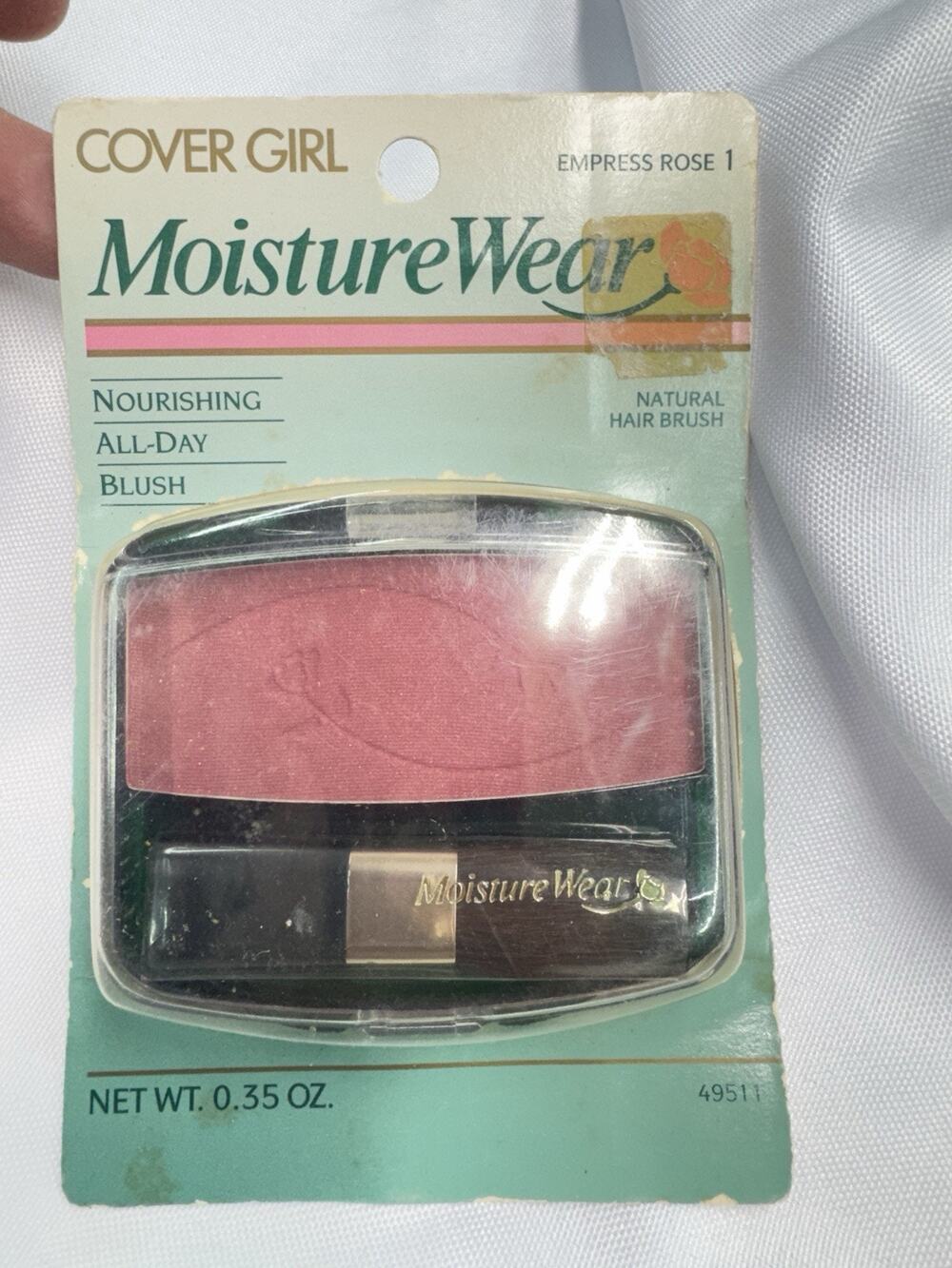 Cover Girl Moisture Wear All Day Blush Impress Press 1 1980s Vintage NEW